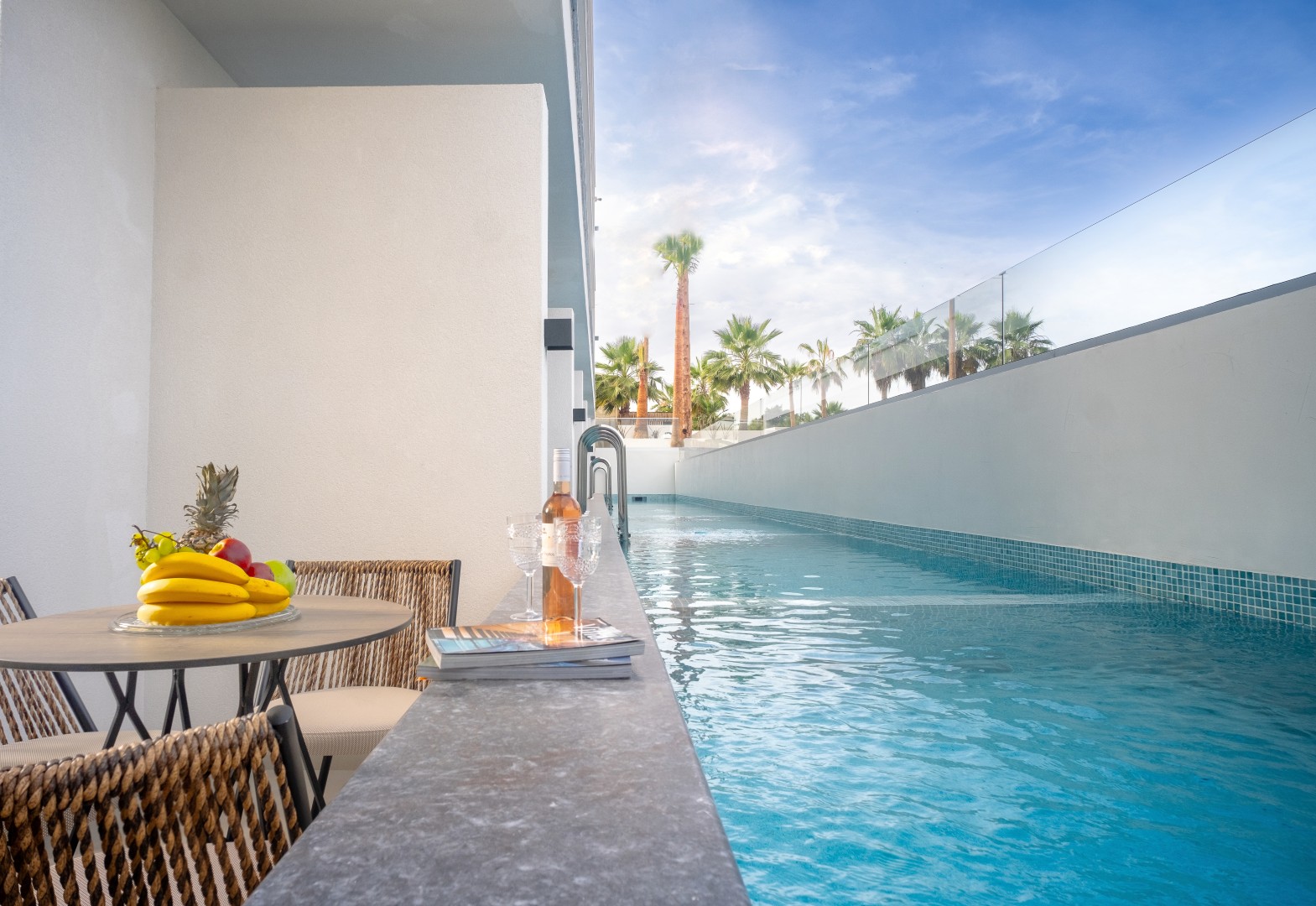 Double room with private pool